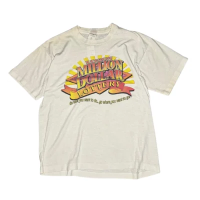 90s million dollar lottery tee shirt