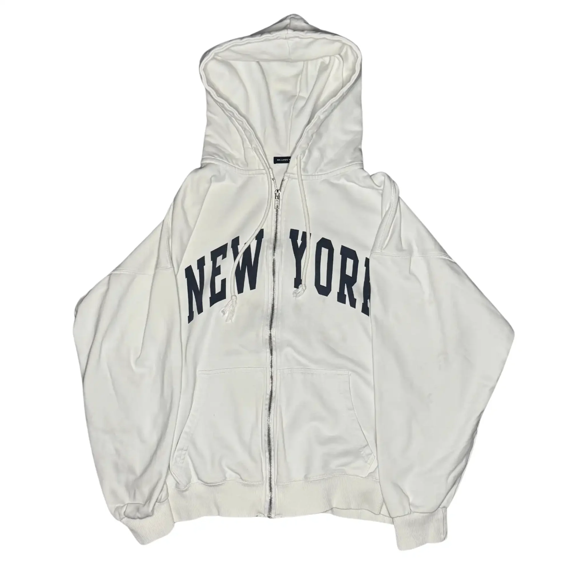 brandy new york zip up hoodie