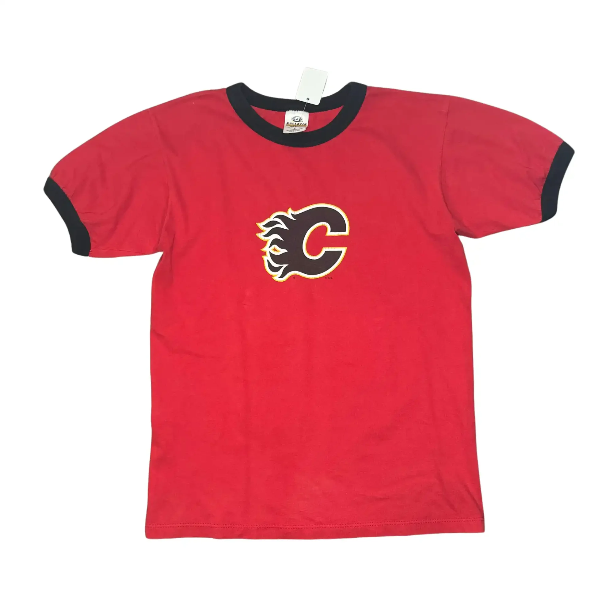 bulletin flames tee shirt