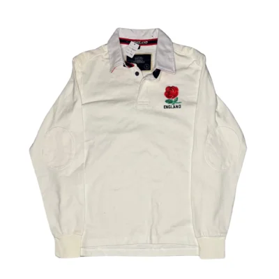 england long sleeve collared rugby shirt