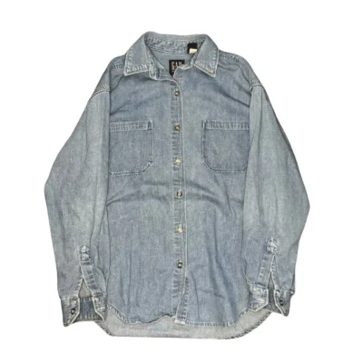 gap long sleeve jean shirt