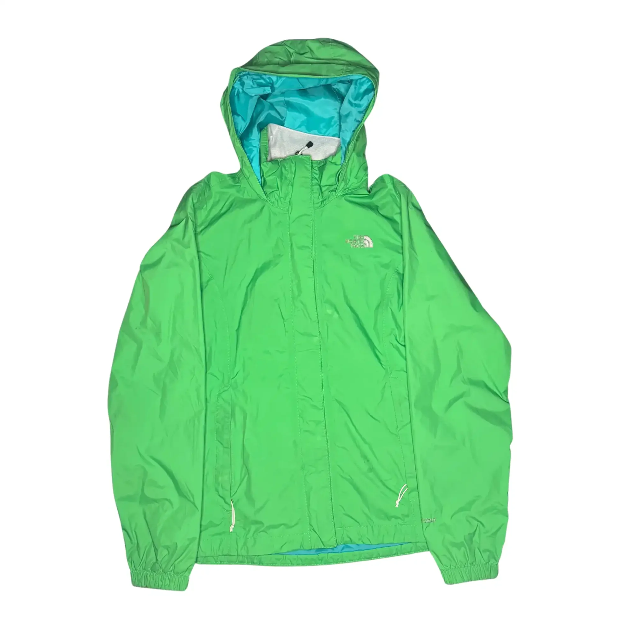 green northface windbreaker