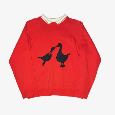 hanes vntg collared crewneck