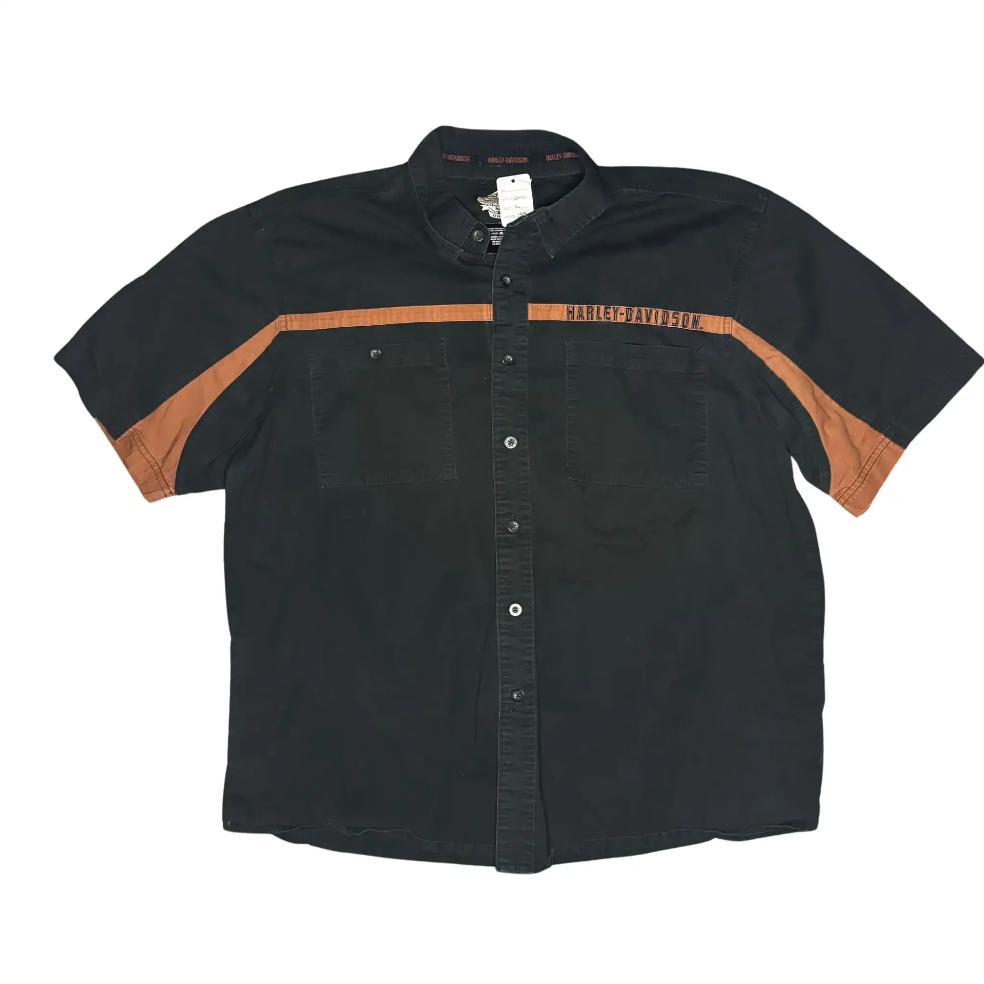 harley davidson button up shirt