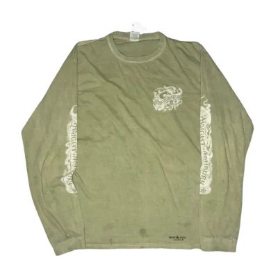 hawaiian hemp coloured long sleeve shirt