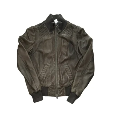 mackage x aritzia leather jacket