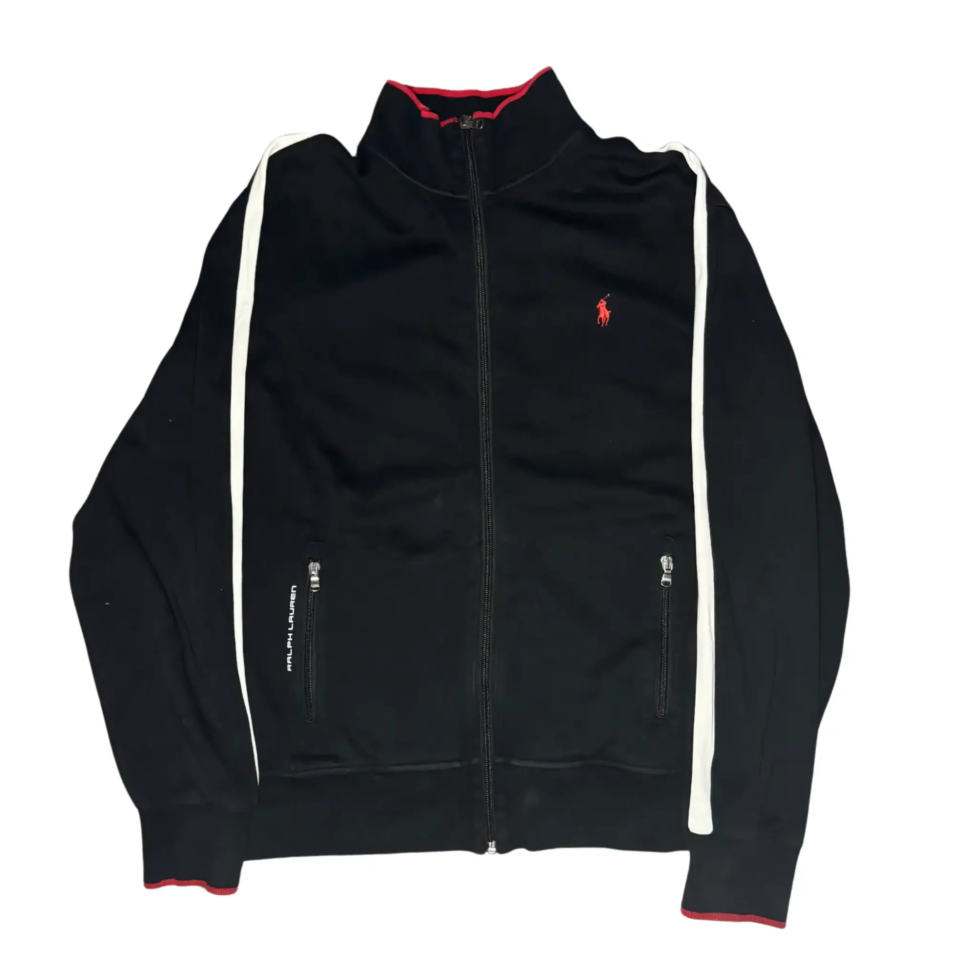 polo rl track zip up