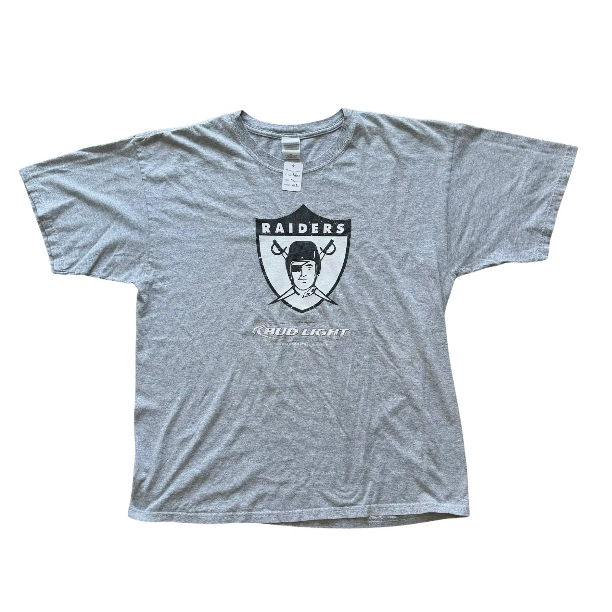 raiders tee shirt