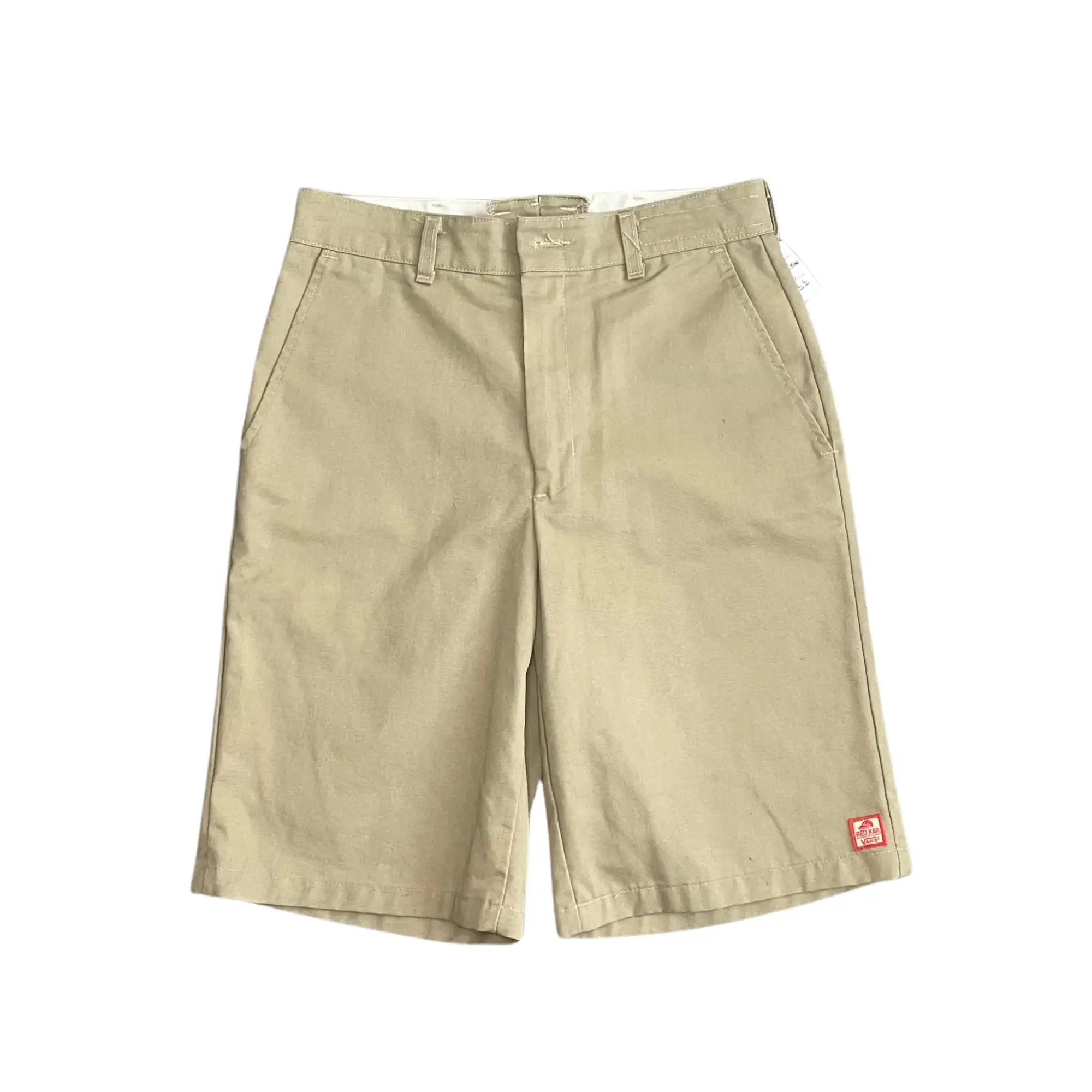 vans red kap shorts