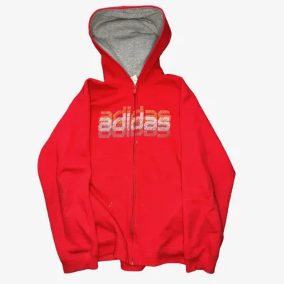 vntg adidas zip up hoodie