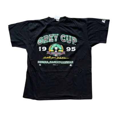 vntg grey cup 1995 starter tee shirt
