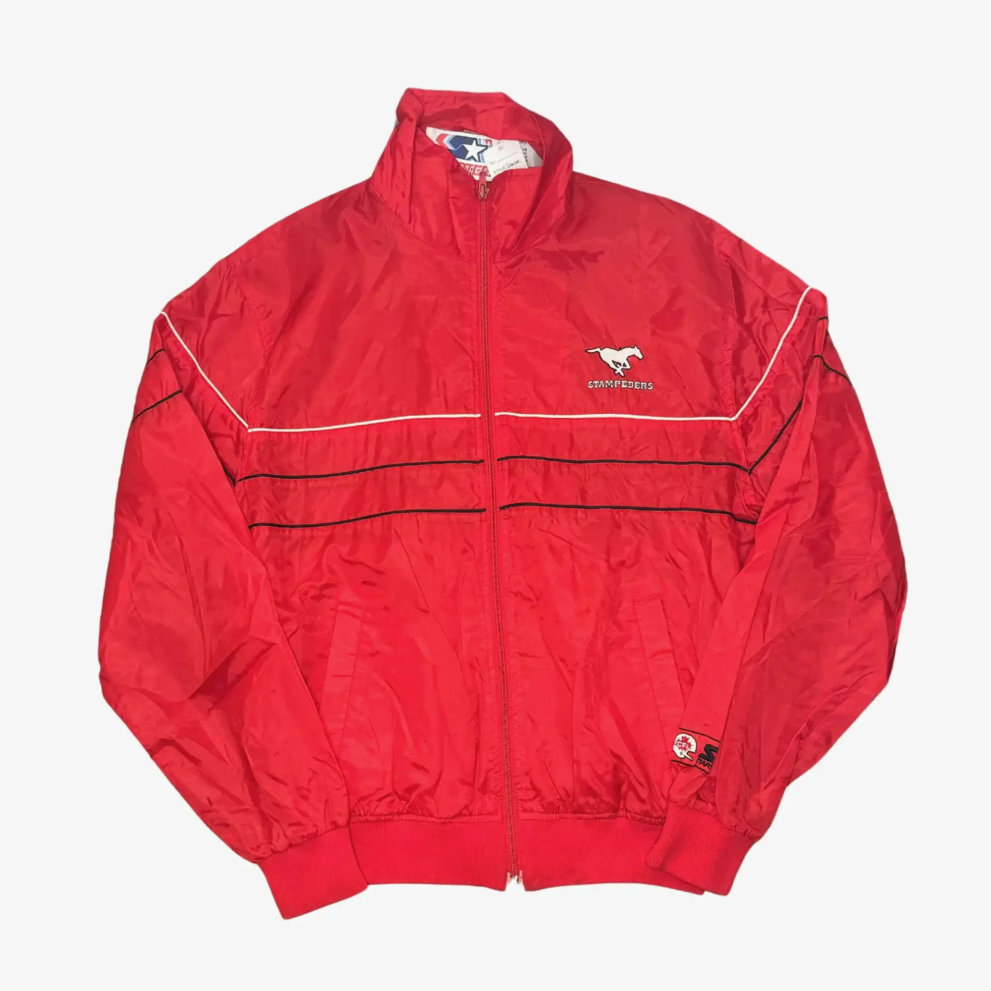 vntg starter stampeder jacket
